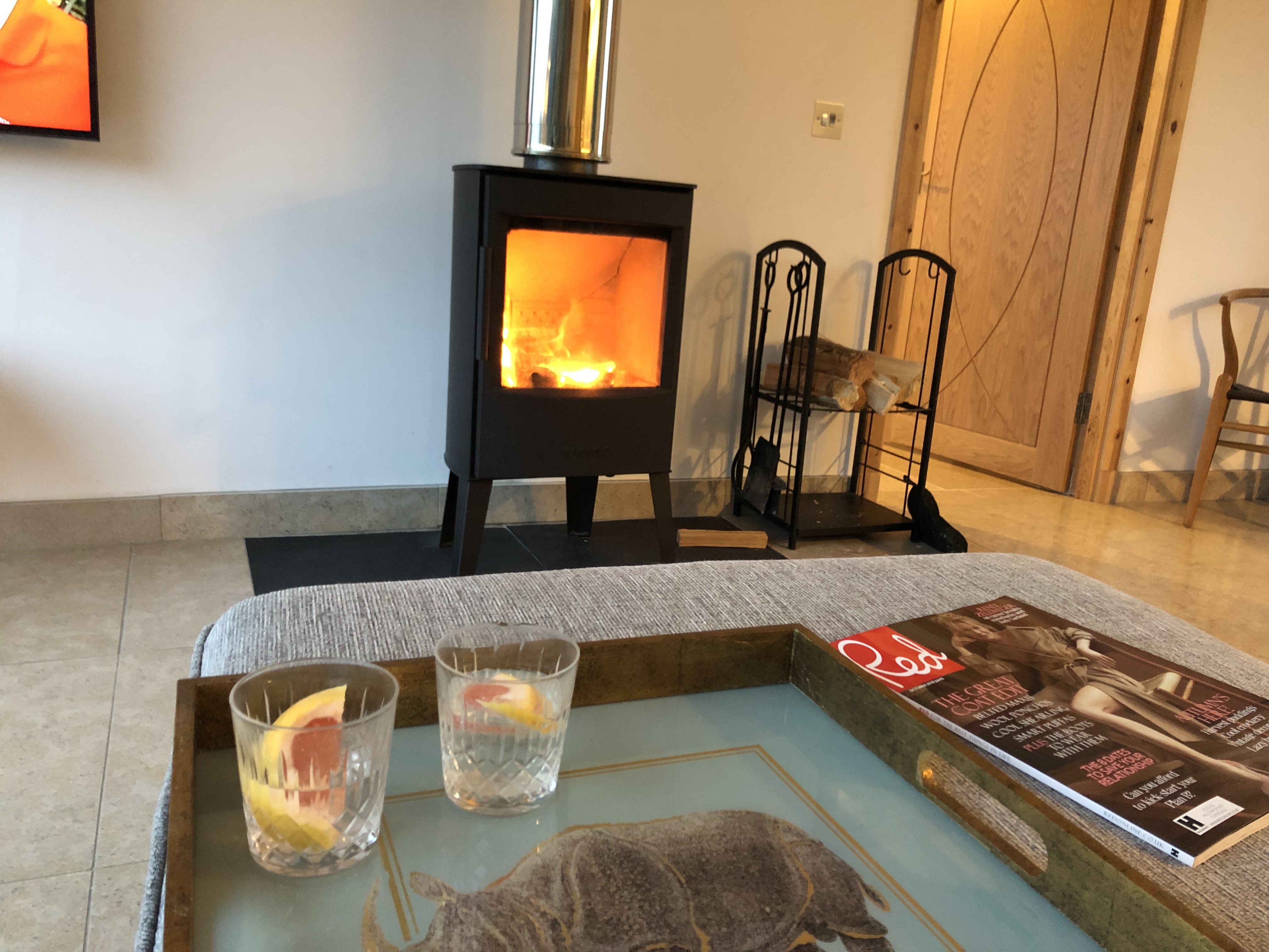 Living area with a view