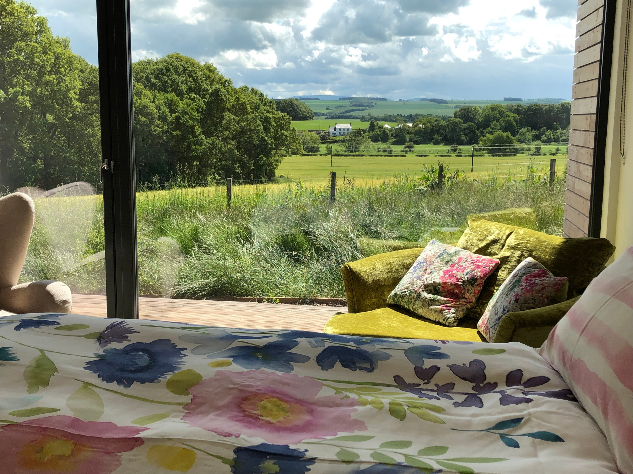Main bedroom with a view